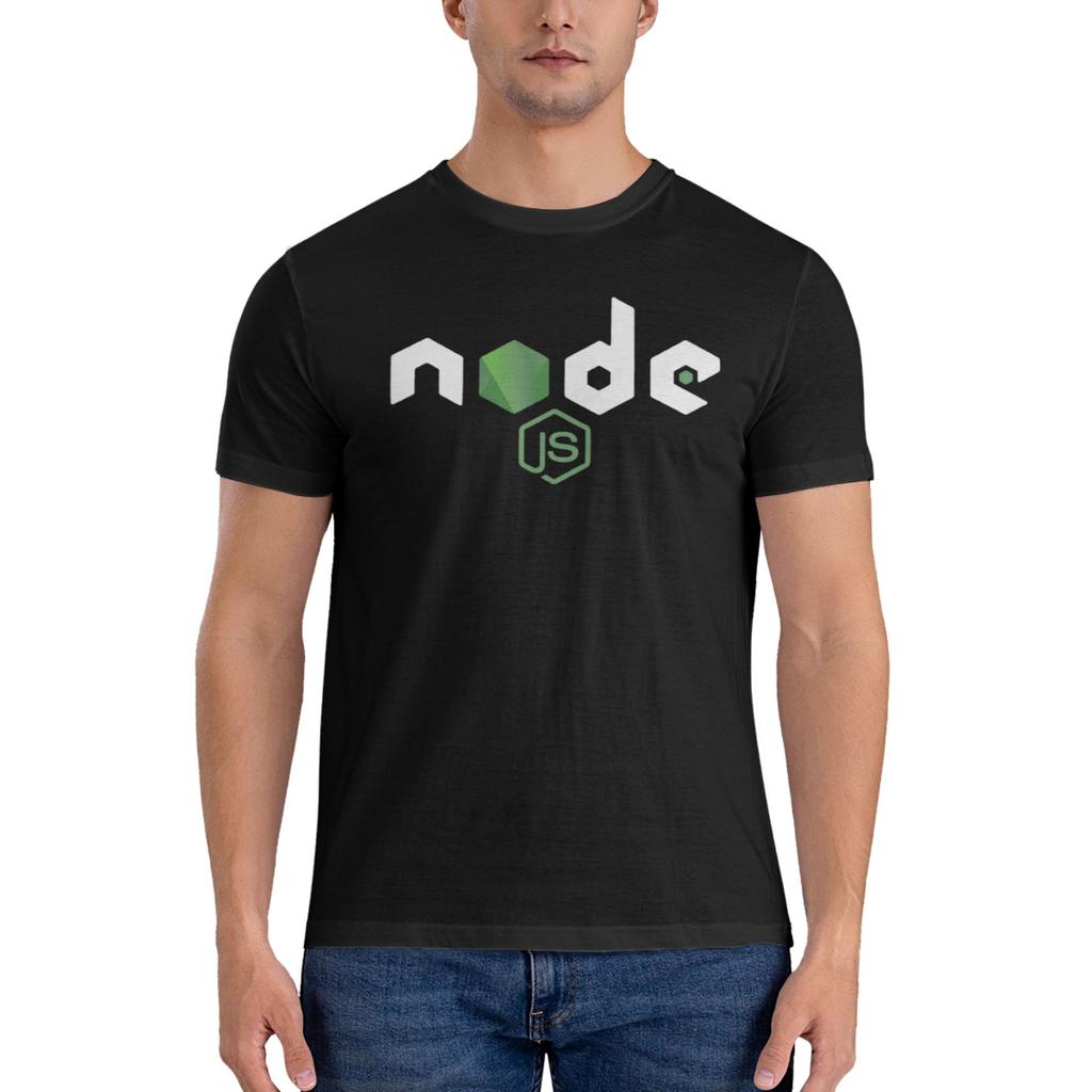 Nodejs Javascript Programmer Tshirt For Unisex Cotton T Shirts Unisexs Tees Short Round Neck Summer Clothes Tops S6xl