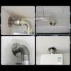 Wall Split Flange Stainless Steel Round Escutcheon Plate Water Pipe Wall Covers Fit for Kitchen Faucets Sinks Toilets