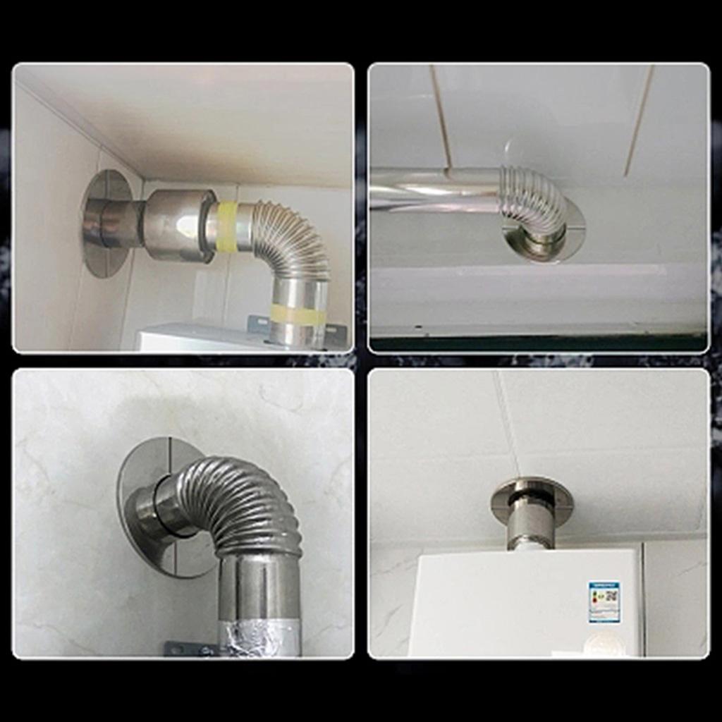 Wall Split Flange Stainless Steel Round Escutcheon Plate Water Pipe Wall Covers Fit for Kitchen Faucets Sinks Toilets