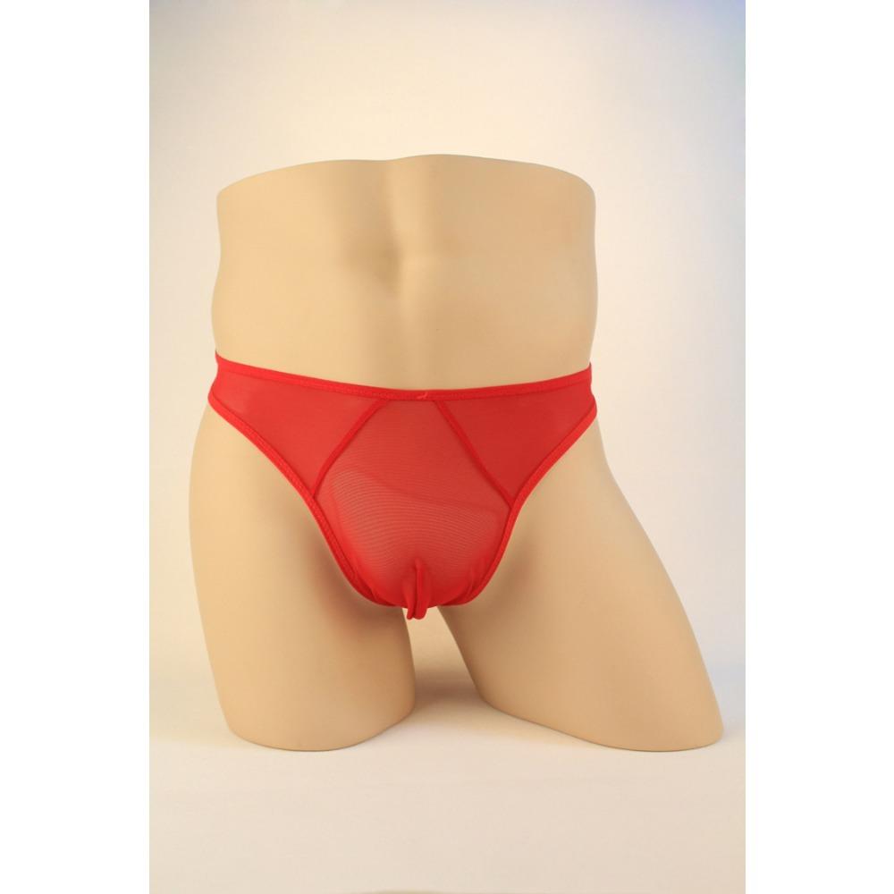 Transparent Sexy Men's Thong, Ultra-thin Mesh Low-rise Seduction Panties, Male Sex Underwear T-pants 2011