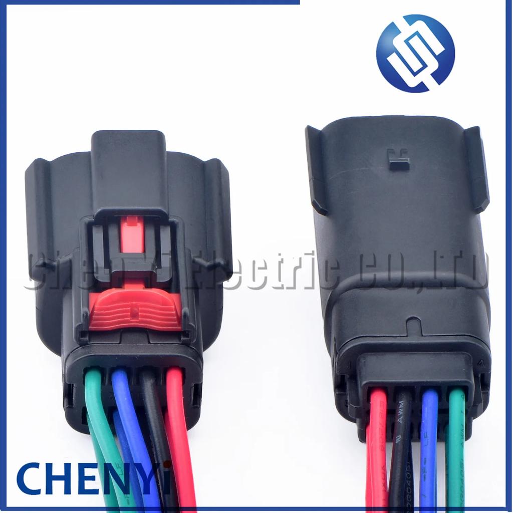 8 Pin 33472-0801 Auto Electrical Headlight Light Socket Car Engine Cable Plug for Ford BUICK Chevrolet With Wiring Harness