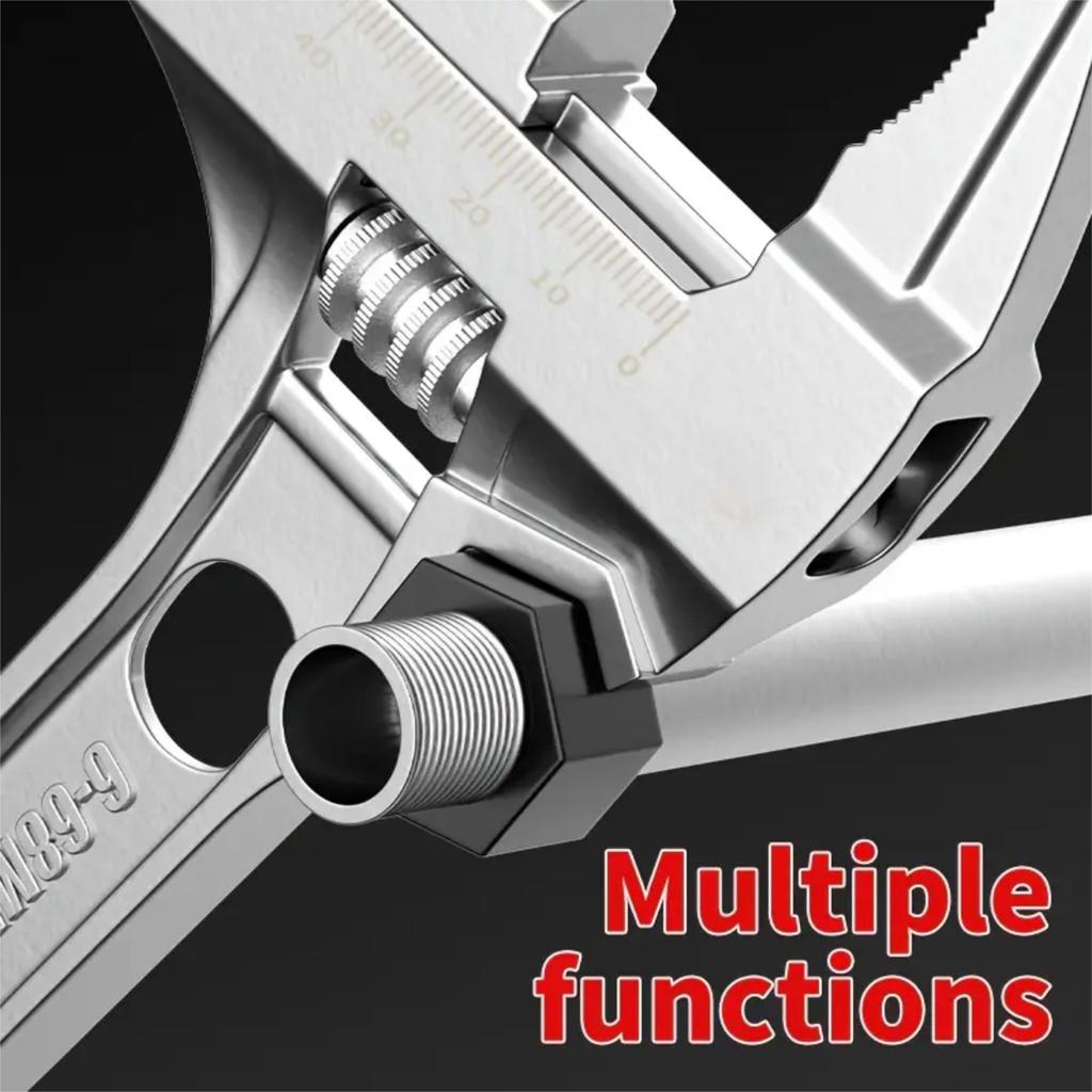 Short Shank 6-68 Mm Large Openings Bathroom Aluminum Alloy Spanner Wrenches Tool For Plastic Plumbing Tube Washbasin Nut Disassembly