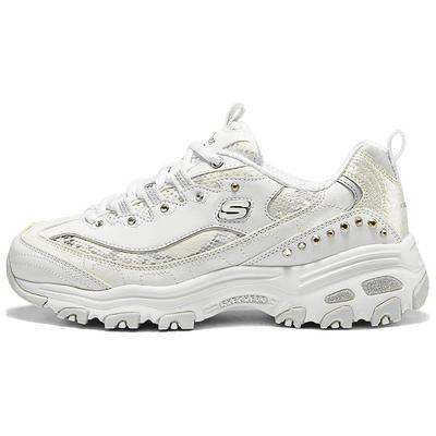 D'LITES 1.0 Women White Low Top Dad Shoes Comfortable Versatile Breathable 150036-WSL