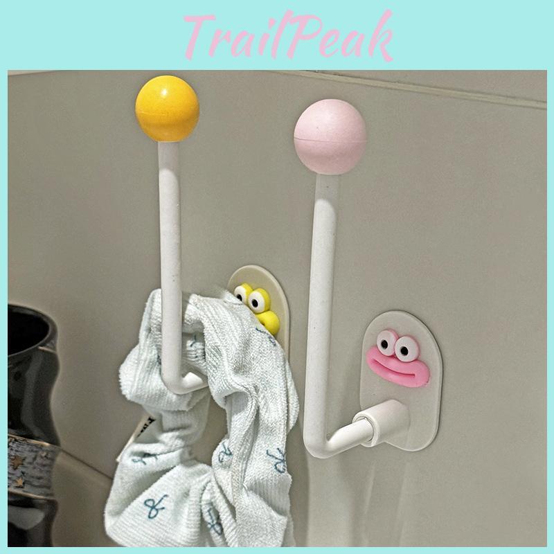 Big Eyes Mouth Design Woman Hair Rings And Hoops Wall Storage Rack For Hair Accessories