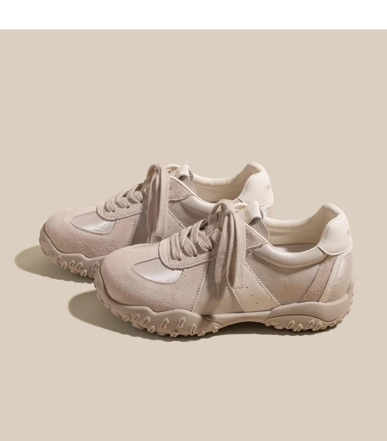 Small man 7cm inner height increase German training shoes women's shoes 2025 spring and summer new thick-soled retro sports and leisure Forrest Gump