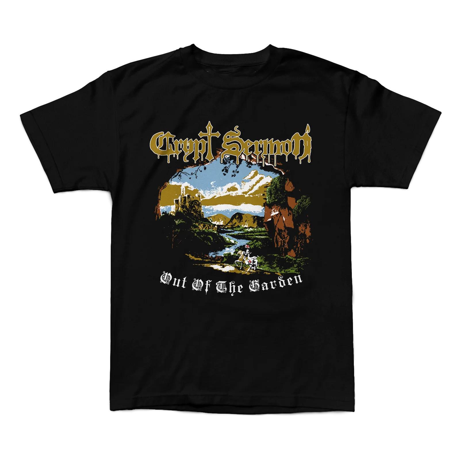 New Crypt Sermon Band Heavy Cotton Black All Size T Shirt For Men CM310 S