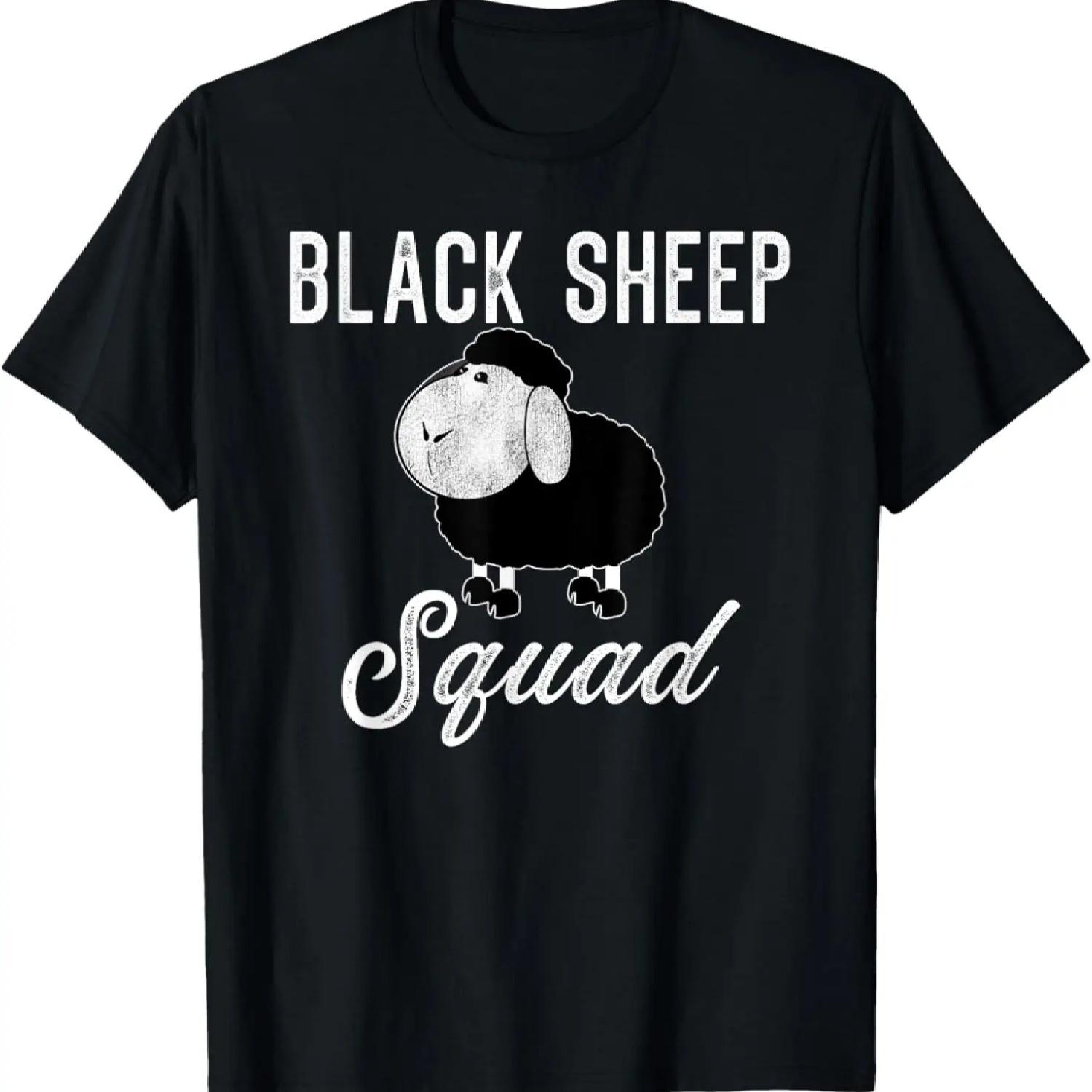 Black Sheep Squad Funny Black Sheep T-Shirt S