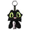 Real Universal Studios Dragon Taming Toothless Doll Plush Holding Fish Doll School Bag Doll Cute Gift