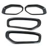 4Piece Replacement Parts For Dodge Ram 1500 TRX - Car Front Fog Lamp Light Cover Trim Accessories ABS Carbon Fiber 4PCS