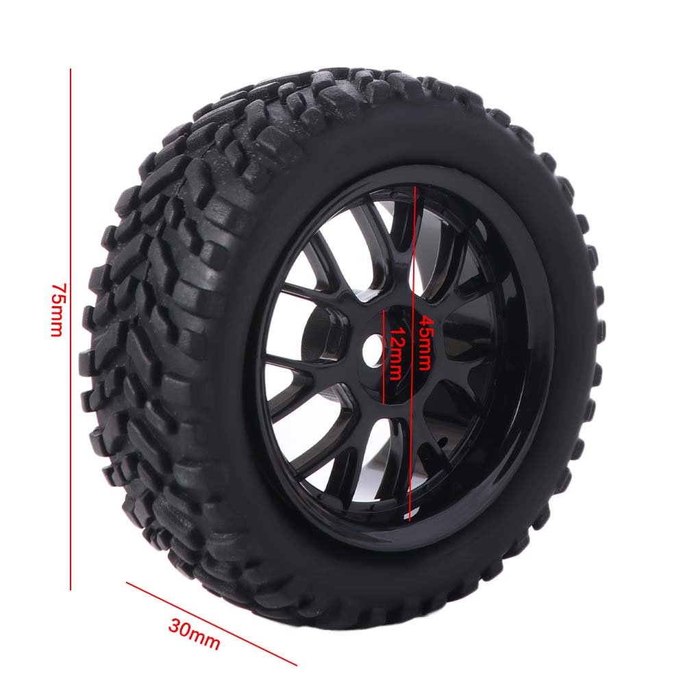 144001 124018 RC Car Wheel 124019 MN90 Climbing Car Wheel Rim Children 75mm Tires Wheel  Kids Toy