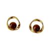 Tiger Eye Hoop Stud Earrings - Retro Light Luxury 2025 Women's Trendy Accessories