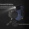 With Lights Dual Retractable Rotation Rope Reflective Dogs Auto Retractable Belt  Walking