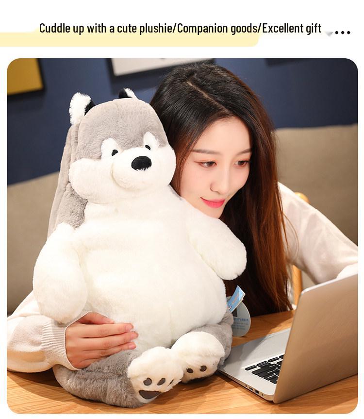 Cute White Rabbit Plush Toy - Pillow and Bedtime Doll Gift for Girls