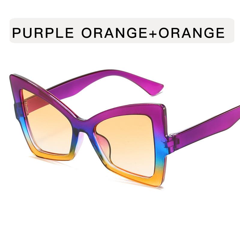 Butterfly Shape Sunglasses Women European American Stylish Woman Sun Glass Outdoor Travelling Female Sunglass