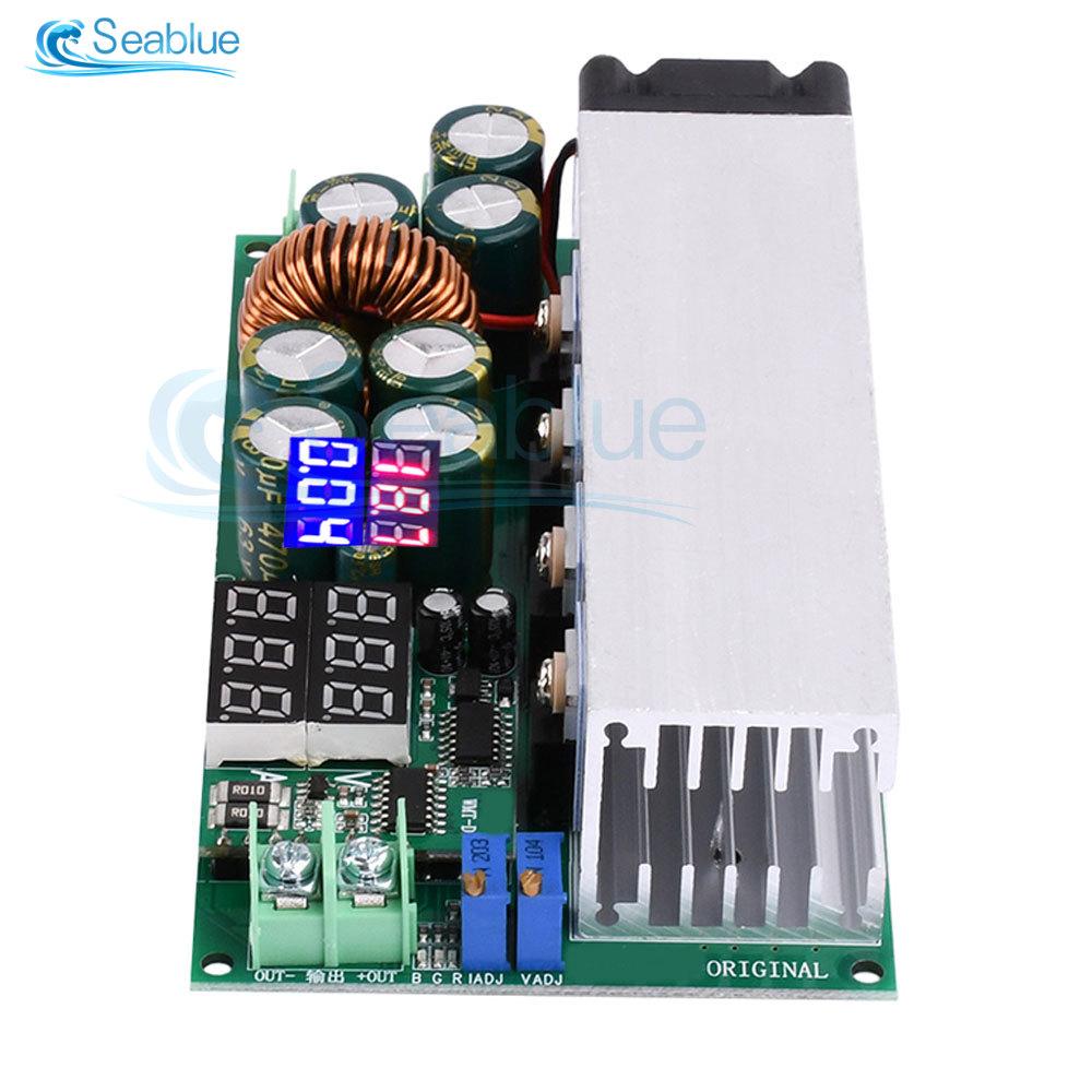 1PC DC12-80V 20A Adjustable Step-down Power Supply Module High Performance 600W Digital Display Buck Converter Constant Current