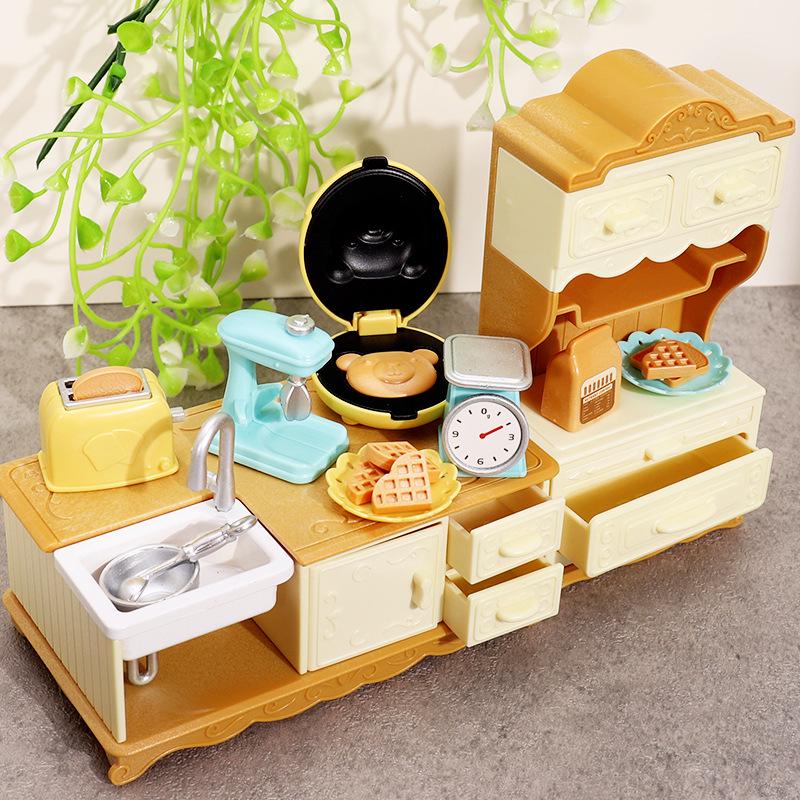 Mini Kitchen Breakfast Play Set: Whisk, Toaster, and Role-Playing Toys for Kids