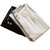 High-waisted Letter Elastic Waist Baggy Slimming Pants
