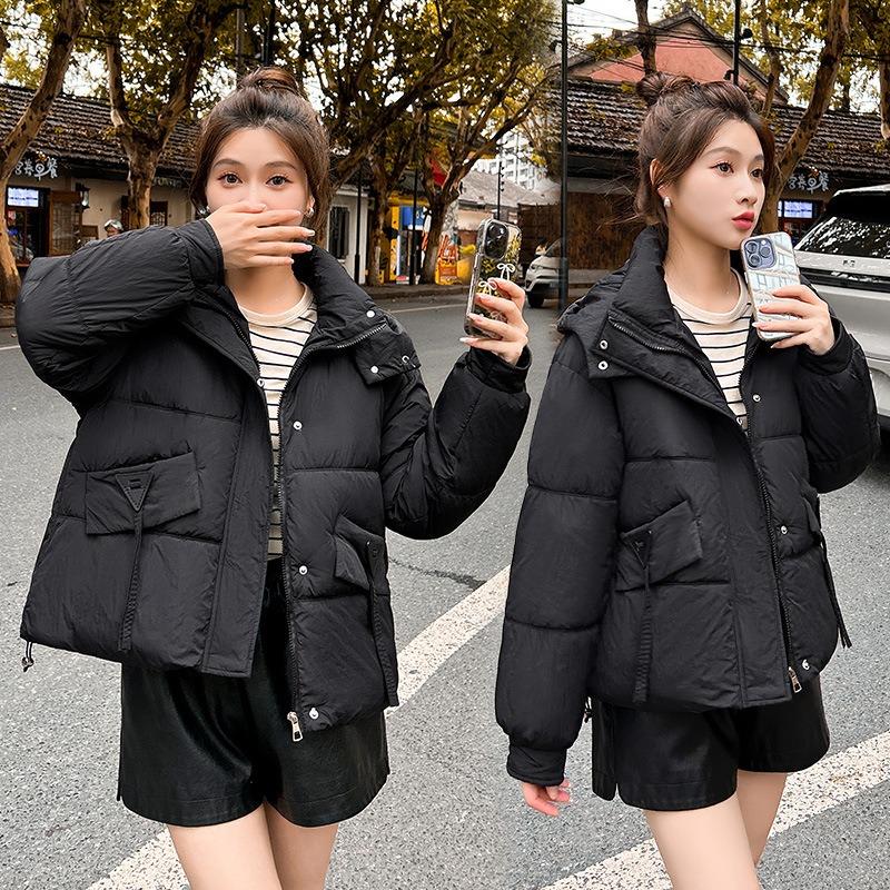 Short down cotton clothes women's winter new cotton clothes small fashion loose thickened warm bread clothes