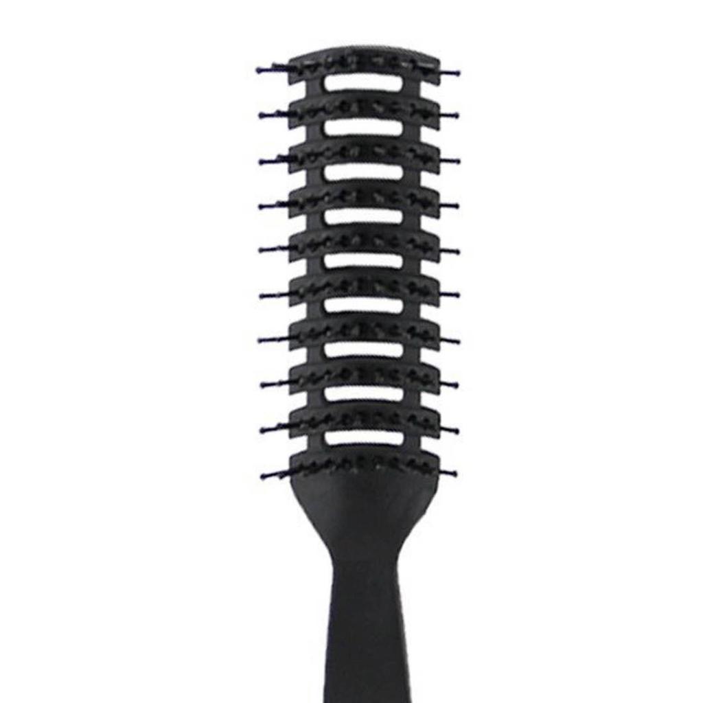 3 Piece Professional 9 Row Vent Hair Brush and Detangling Comb Set for Wet and Dry Hair Anti Static Styling Tool for Short Curly Straight Hair