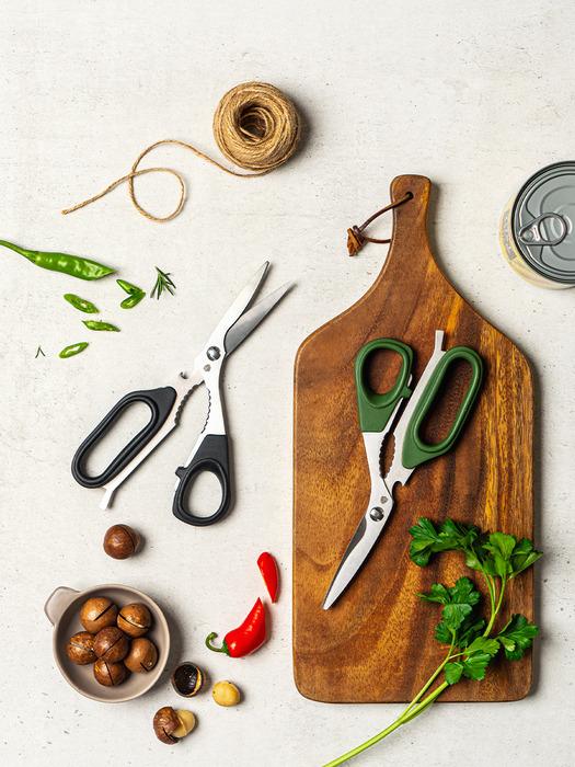 Jan Muller Detachable Kitchen Scissors green