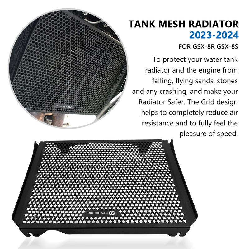 For GSX-8R GSX 8R GSX8R GSX8S 2023-2025 NEW Gsx8r Gsx8s Motorcycle Accessories Radiator Grille Guard Cover Fuel Tank Protection