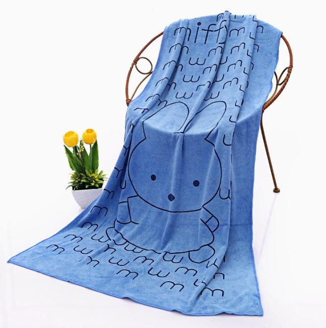 Children'S Bath Towel, Quick Drying Beach Towel, Adult Household Bath Towel Free Quick Dry Beach Towel Microfiber