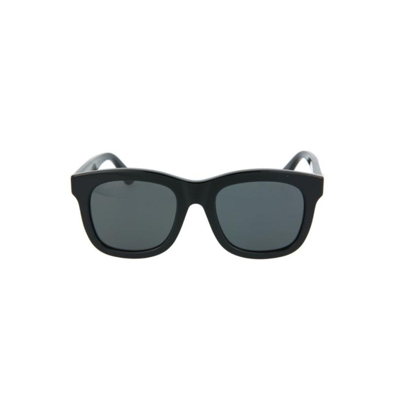 Gucci With Logo Embellishments Acetate Irregular Sunglasses Women's Black