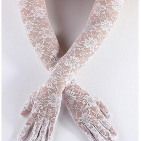 Flirty Lace Gloves: Women's Sexy Mesh Accessories