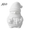 Creative Parent Child Handmade Art 3D Printed Snowman Figurine Holding Gift Boxes, DIY Paintable Christmas Customizable Festival Souvenirs Ornament,
