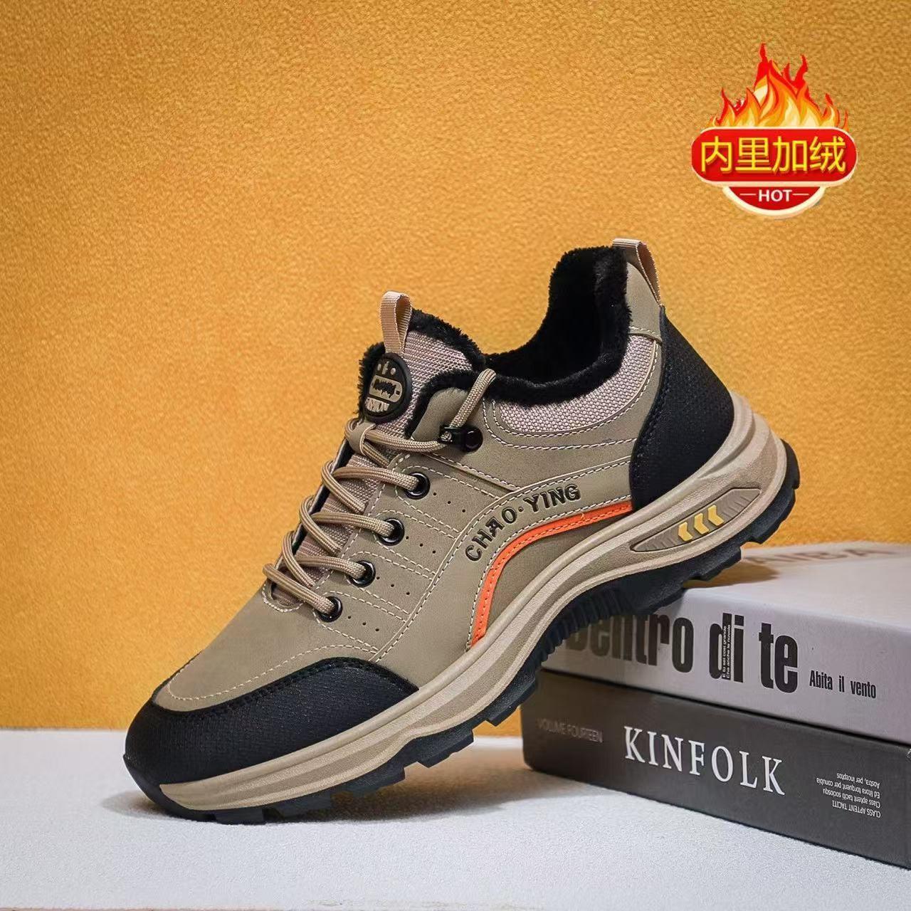 

Мужские туфли из хлопка по желанию 2024 года новые четырехсезонные походные туфли модная мужская спортивная обувь на платформе повседневная обувь для активного отдыха 45