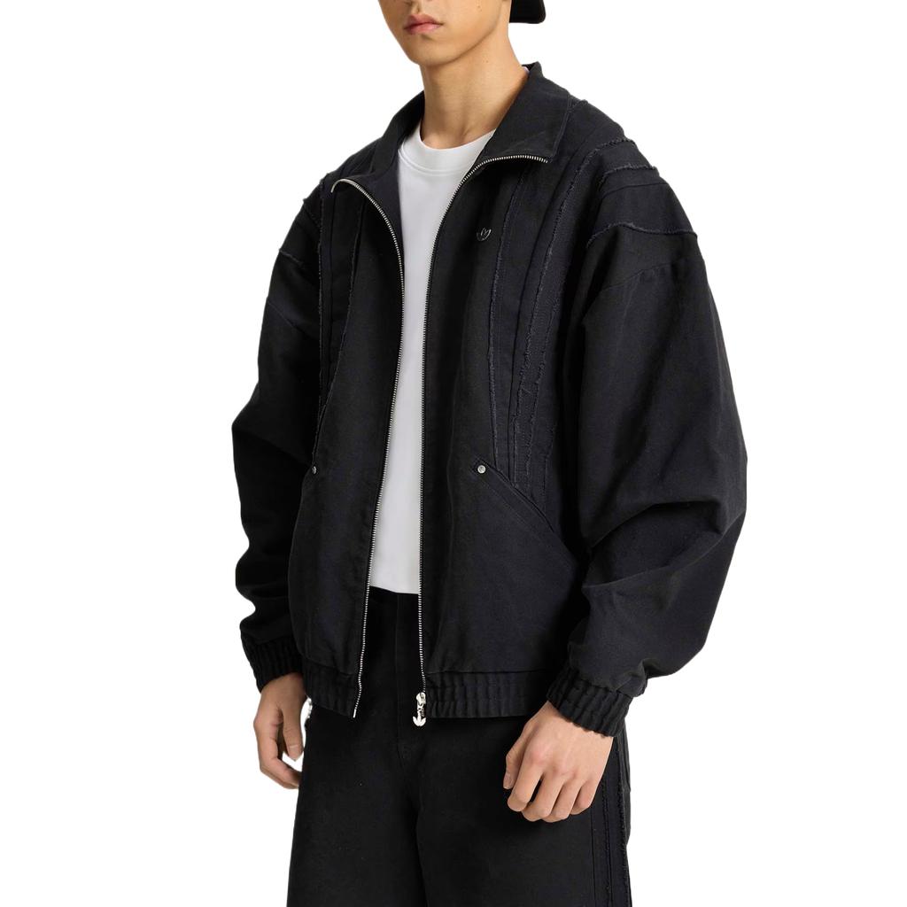Adidas Originals Jackets Men's Black Lapel Moderate Other