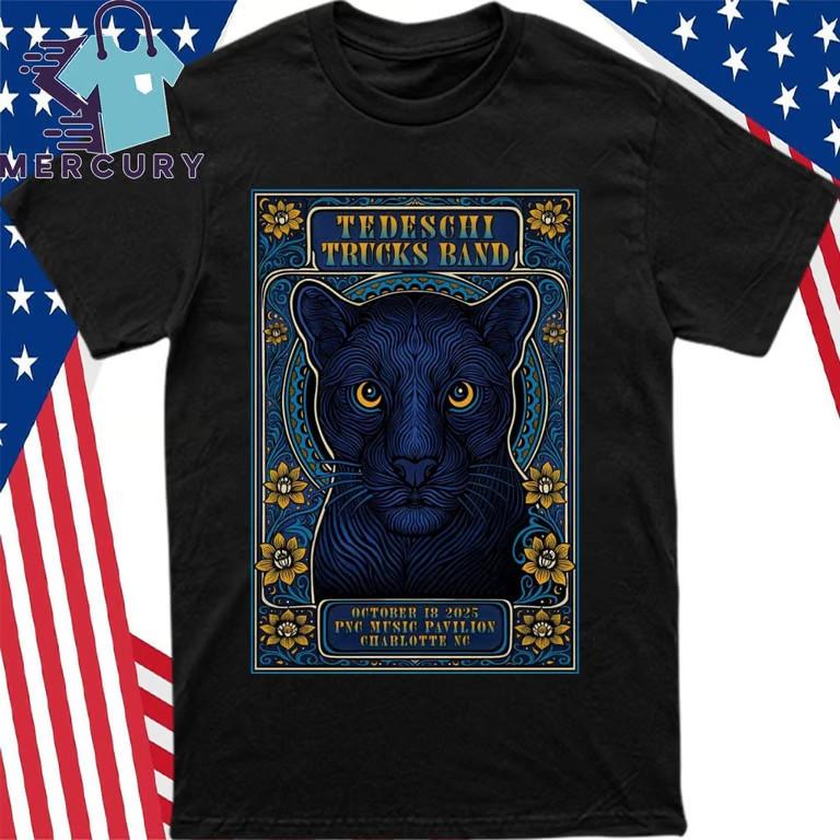 Tedeschi Trucks Band Oct 18 2025 PNC Music Pavilion in Charlotte NC Poster Shirt Unisex T-Shirt S