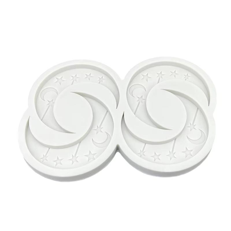 1Pcs Star Wonderful Moon Silicone Mold Sugarcraft Chocolate Cupcake Baking Mold Fondant Cake Decorating Tools