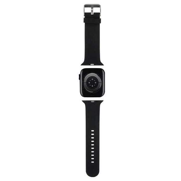 Karl Lagerfeld Pasek Klawlslknk Apple Watch 42/44/45/49Mm Czarny/Black Strap 3D Rubber Karl Head