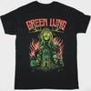 Vtg GREEN LUNG Band Album Musica Cotone Nero Maglietta Tutte le Taglie Per Uomo TU213