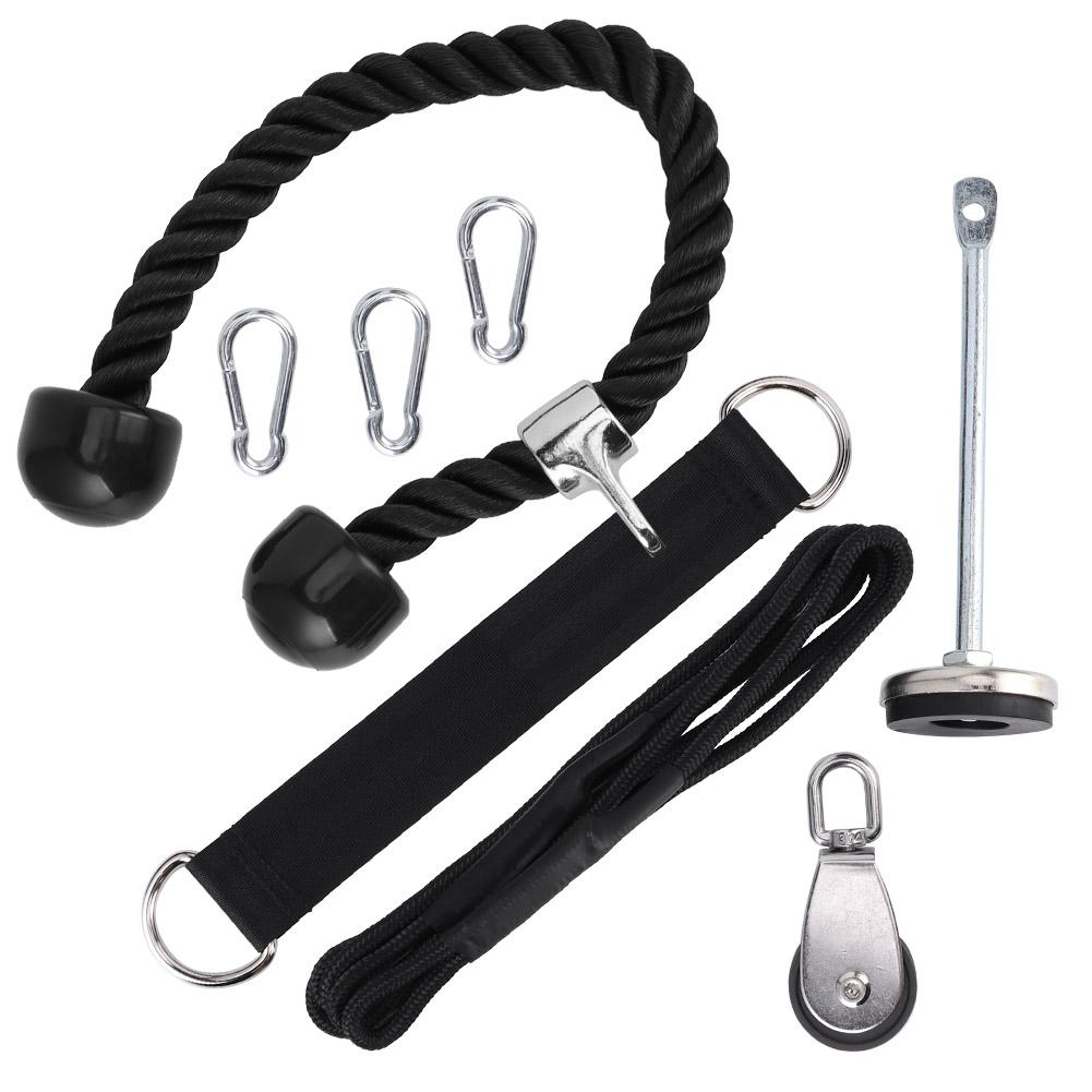 Strength Training Fitness Equipment Loading Pin Expander Dumbbell Threeheads Rope Set