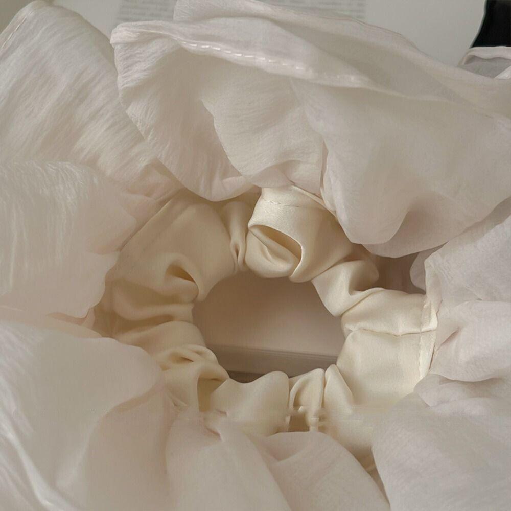 French Style Sausage Hair Loop Chiffon Oversized Hair Ropes Fashion Hair Accessory  Women