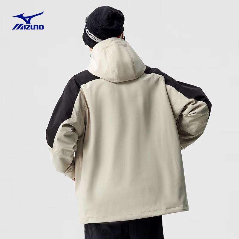 Mizuno Men's 3-in-1 Waterproof Windproof Fleece Jacket