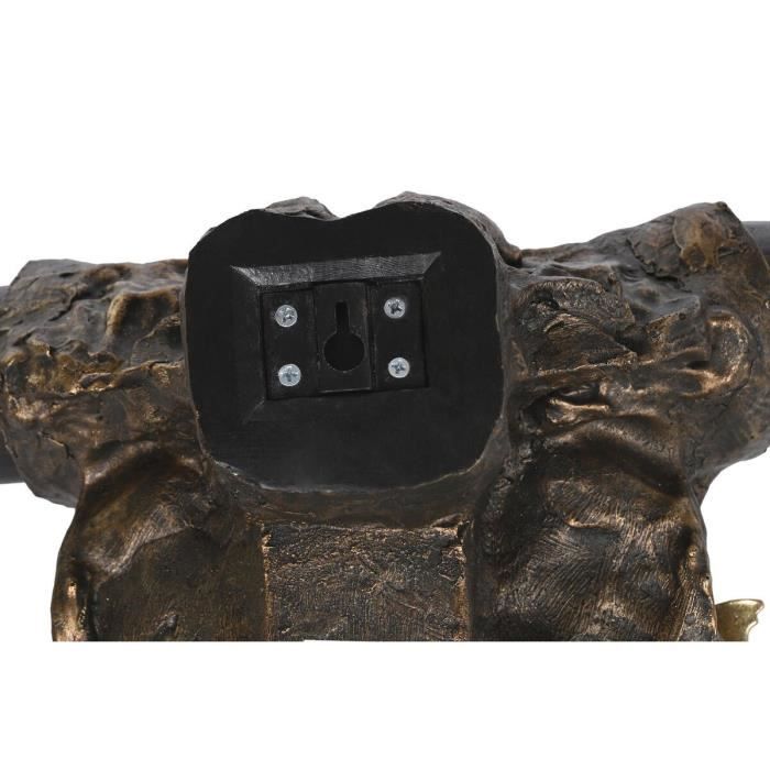 Figurine décorative doré cuivre résine (93 x 25 x 68 cm)