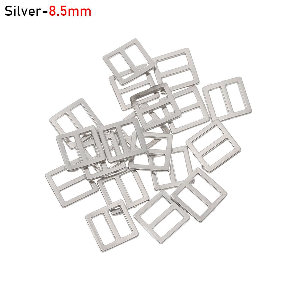 20Pcs 6/7/8.5mm Ultra-small Square Buckle for Doll Bags Shoes Clothes Mini Belt ButtonsDIY Clothing Sewing Accessories