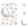 Static PVC Window Sticker Rainbow Prism Butterfly Pattern Home Decoration Anti Collision Glass Sticker
