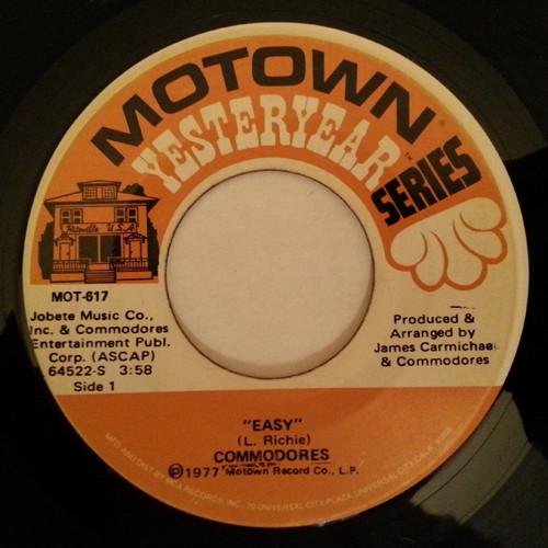 

7inch Record COMMODORES - Easy / Brick House MOT617 Motown US Soul/Funk Used