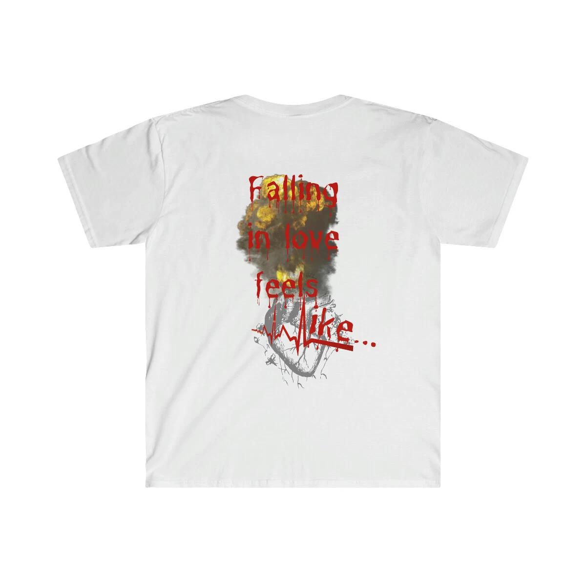 I Hate You T-shirt - Anti Love Shirt / Heartbreak T-shirt / Couples Meme Shirt L