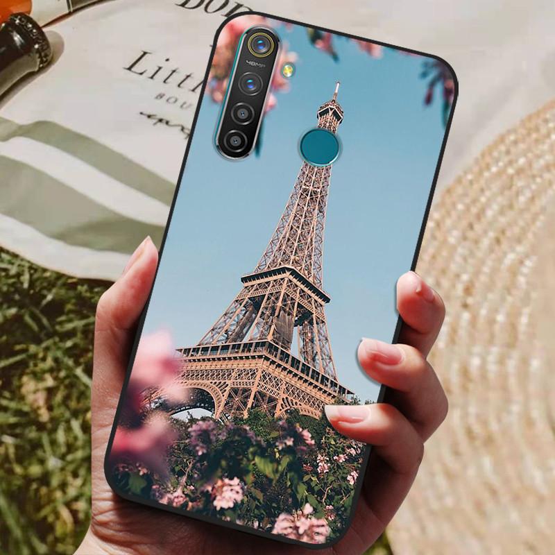 Para Oppo Realme 5 Pro Funda Silicona Trasera Funda de Teléfono para Oppo Realme 5i 5S 5 Pro Fundas Realme5 Pro 5i 5S Borde Suave coque