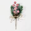 Snowflake Artificial Pine Branch Pine Cone Pine Branch Christmas Decoration Holly Flower Artificial Flower Christmas Berry Home