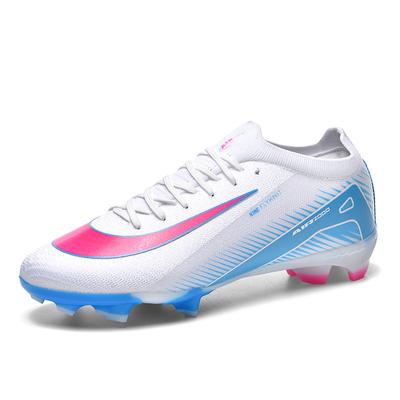 Putian Men's and Women's Long Nails Seamless Flying Knitting Youth Football Shoes Grass Grass Children's Competition