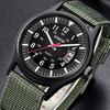 Mens Hot Watches Fashion Nylon Band Date Quartz Wrist Watch