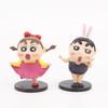 Adorable Crayon Shin-chan Collectible Pvc Figures 8 Styles 5 Generations Cute Anime