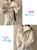 Korean Style Women's Lambswool Winter Coat 2025: Thickened Cotton-Padded Jacket for Casual Petite Warmth
