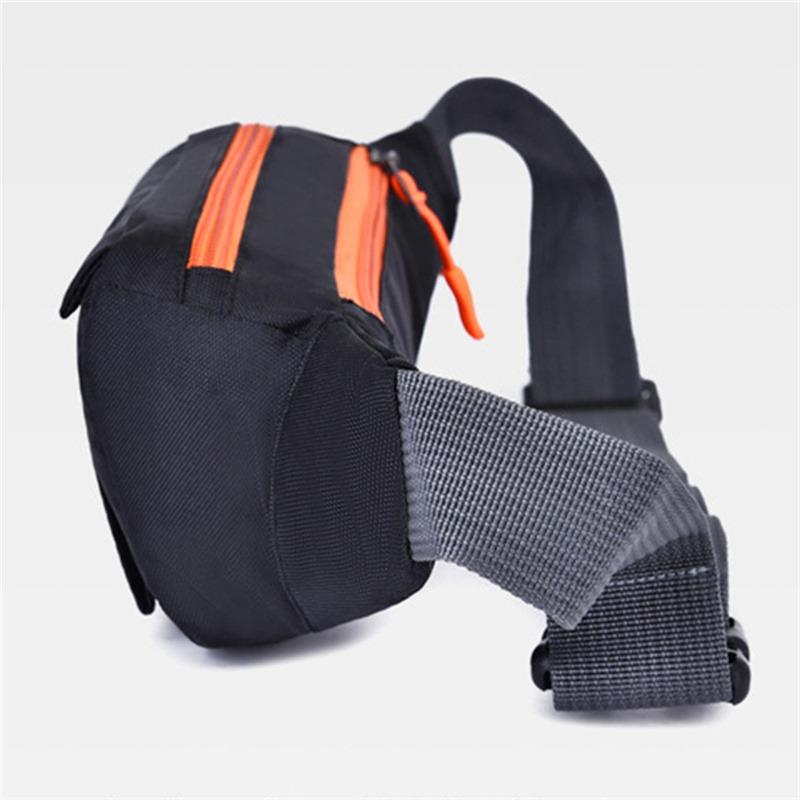 Men's Breast Bag Waterproof Outdoor Sports Bags Oxford Pouch Korean-style Waist Bag Fanny Pouch Crossbody Male Banana Bag